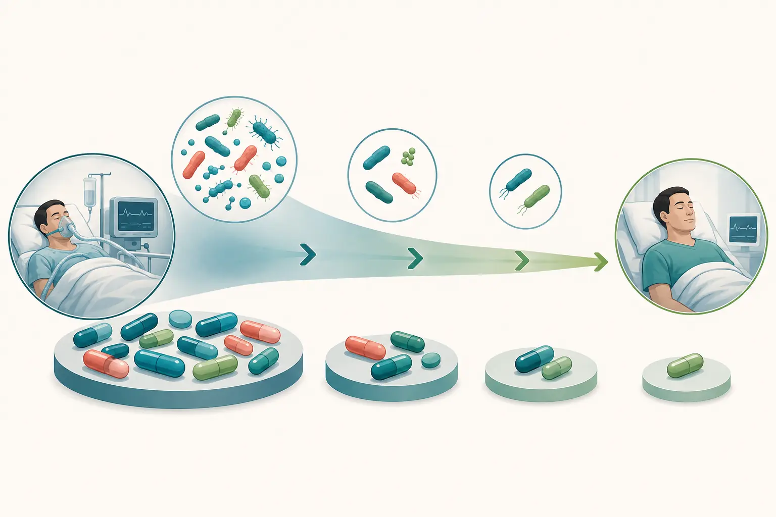 Esquema farmacológico de reconhecer a flora como estrutura funcional — prever a vaga que se abre: Ela ocupa espaço, compete e alimenta o epitélio.