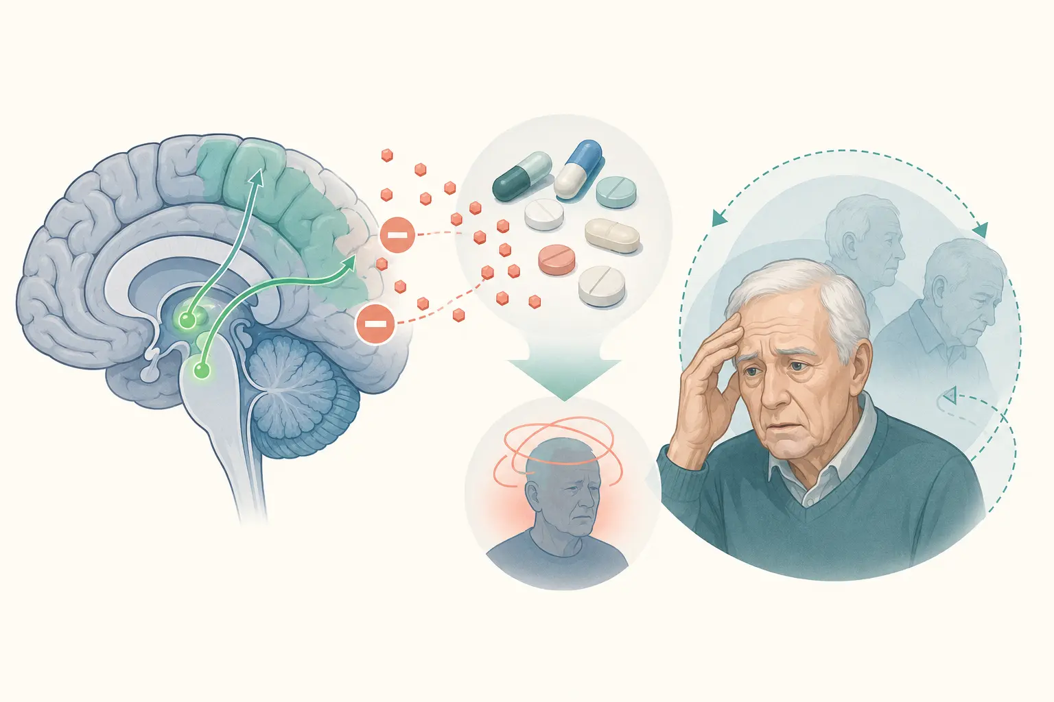 Esquema farmacológico de levar a sério as perguntas ingênuas — reconhecer o receptor muscarínico no cérebro: Um sonífero que confunde e uma lista que dobra no hospital.