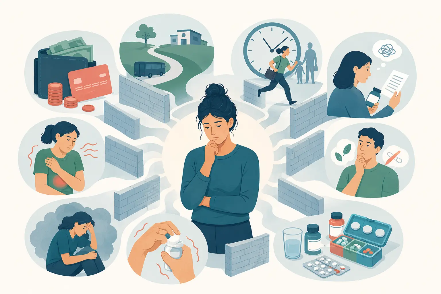 Esquema farmacológico de levar a sério as perguntas ingênuas dos casos — reconstruir a cadeia inteira até o efeito: Por que se acusa o corpo antes de checar se a droga entrou.