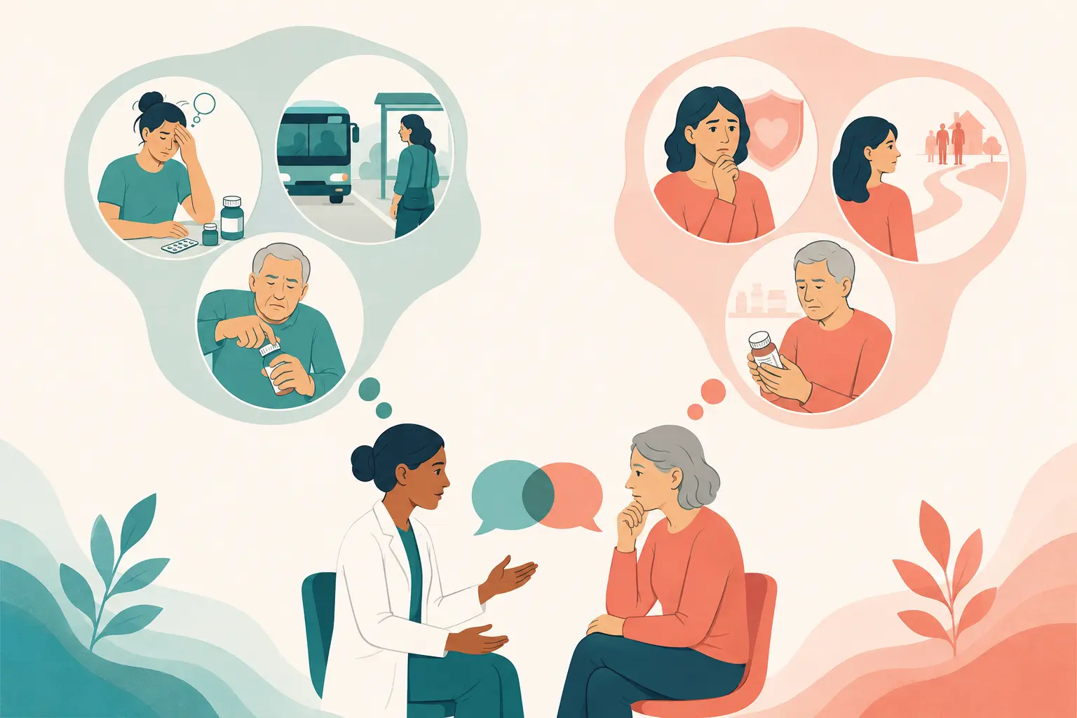 Esquema farmacológico de dimensionar a falha de iniciação com números — notar que prescrever mais é métrica cega: 51% das novas prescrições de betabloqueador não foram retiradas.