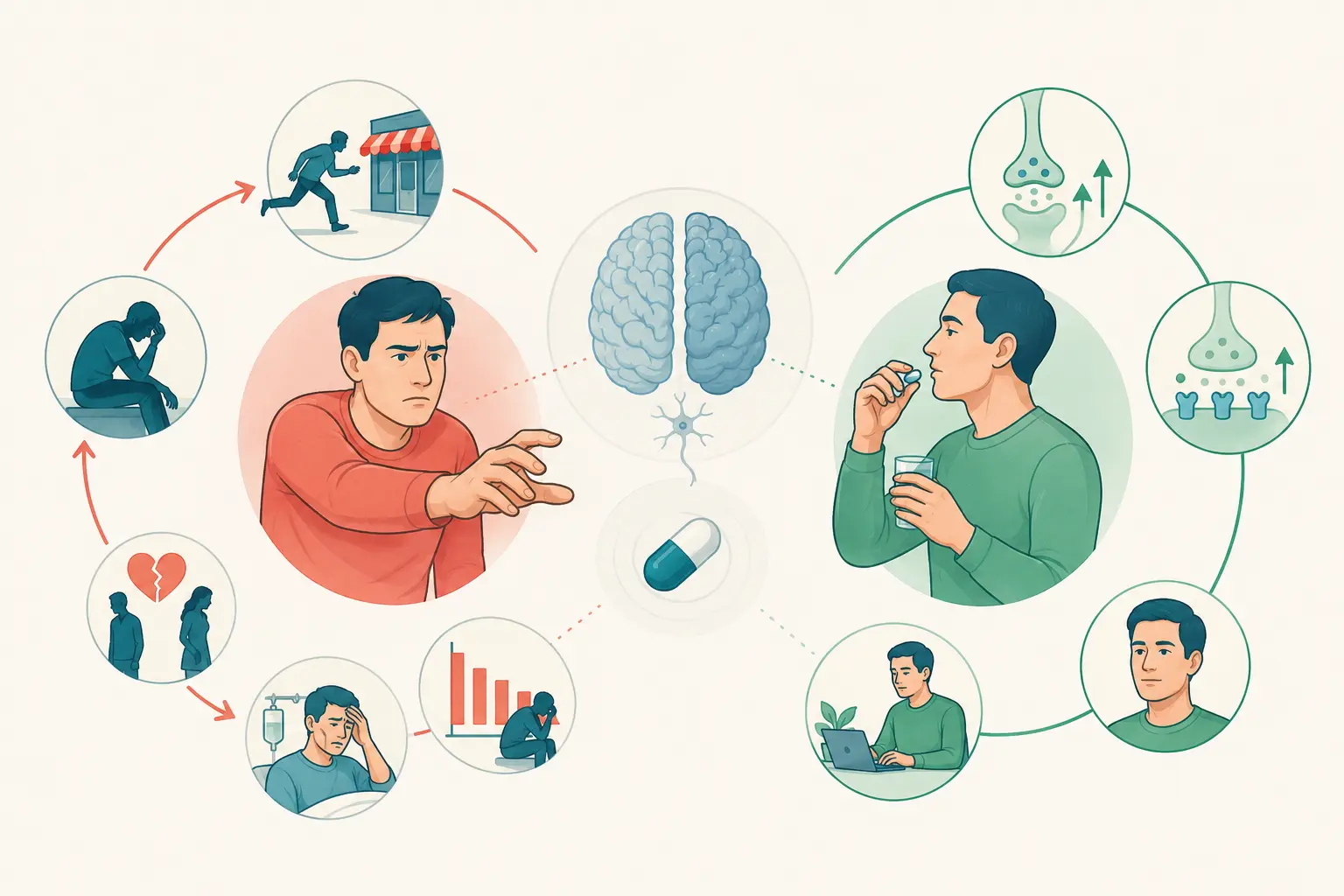Esquema farmacológico de usar o recém-nascido como prova conceitual — reconhecer a abstinência precipitada por antagonista: Dependência física completa sem nenhum comportamento.