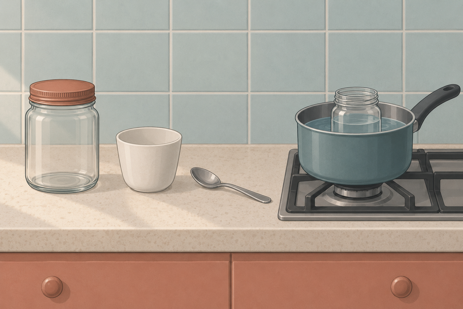 Utensílios ilustrativos para manejo do leite ordenhado
