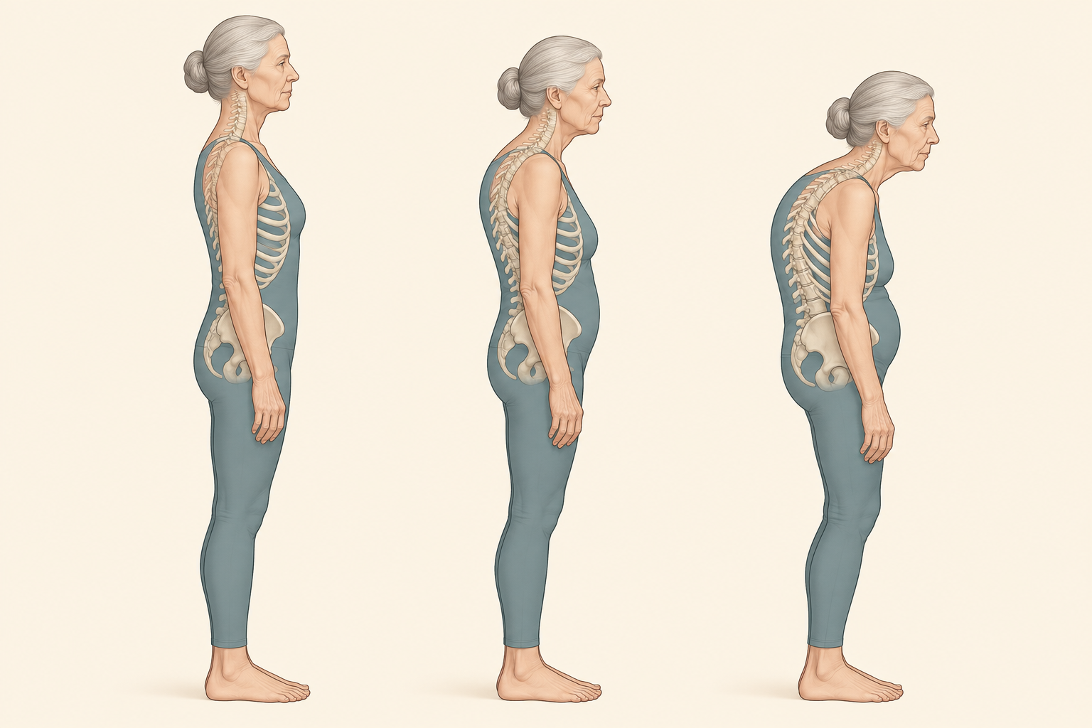 Mudanças posturais que podem acompanhar fraturas vertebrais
