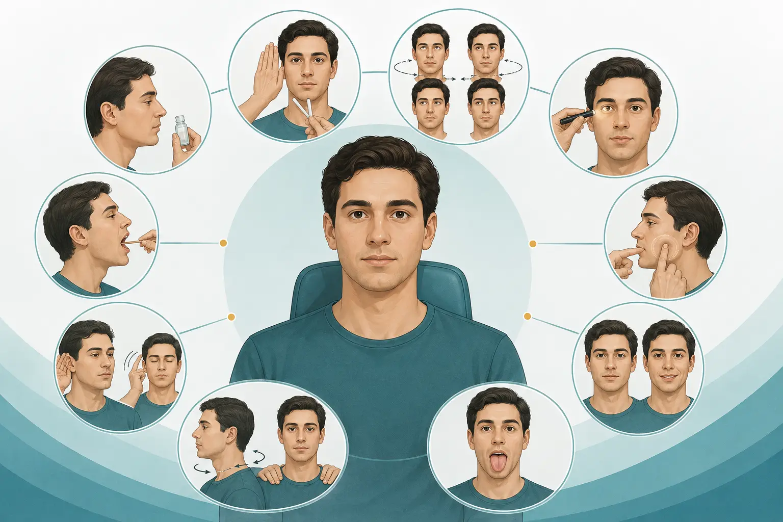 Exame dos pares cranianos